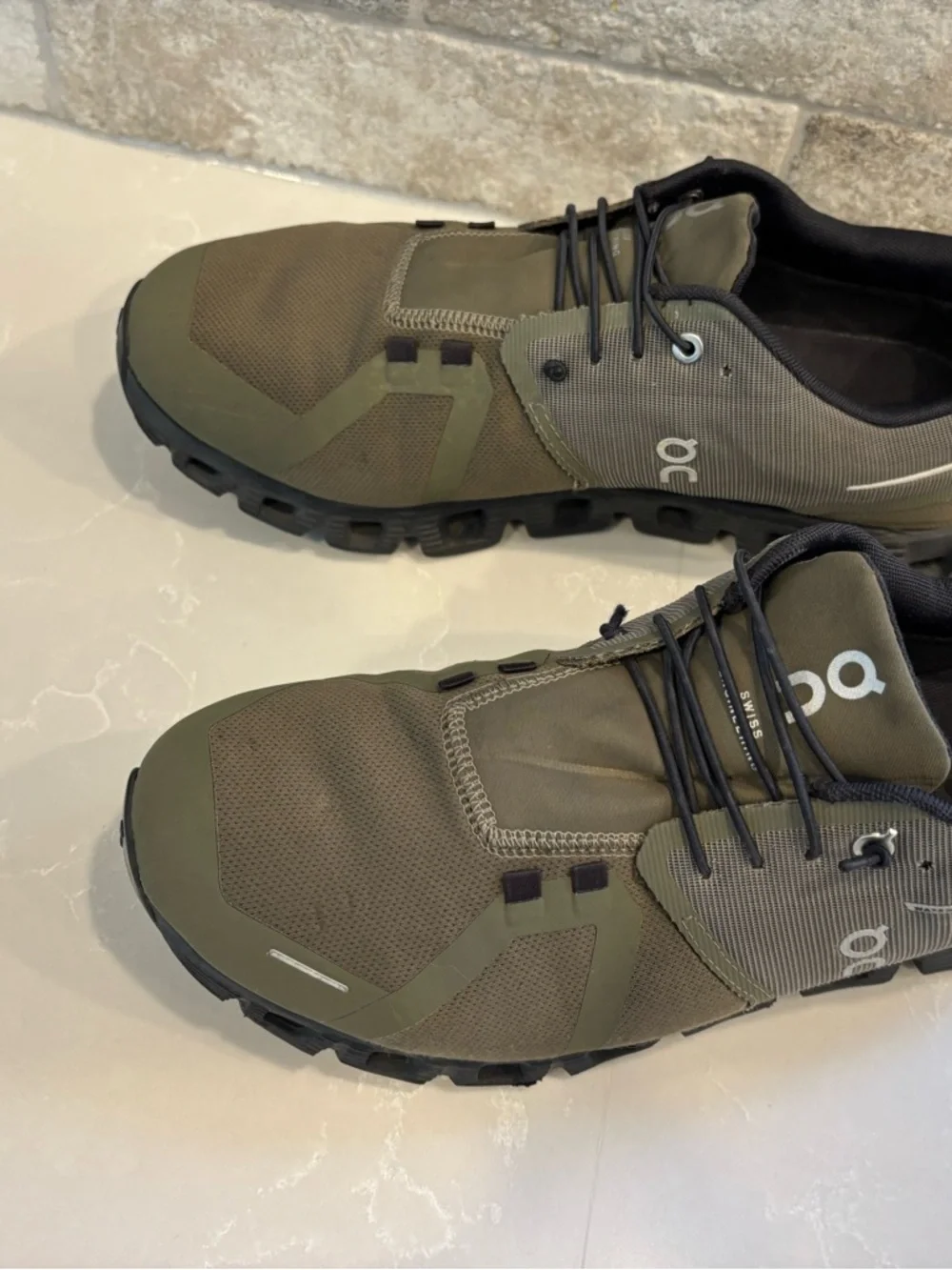 On Running Cloud Waterproof Shoes Men’s 11 Olive Green Trail Athletic - Picture 10 of 10